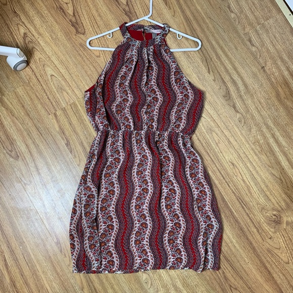 Forever 21 sleeveless dress / US M / fun red pattern - Picture 2 of 5